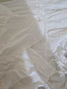 White Tiered Midi Dress
