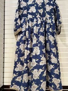 Floral Print Alia Cut Kurta N Pant Set