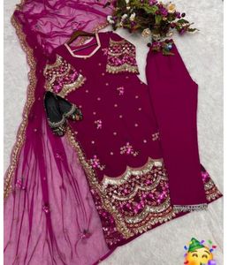 Elegant Embroidered Kurta Set