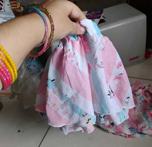 Cute Floral Striped Dress
