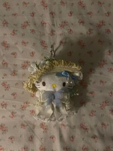 Cute Hello Kitty Plush Keychain Accessory