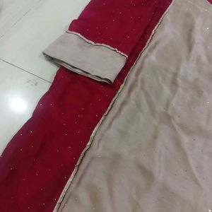 Elegant Red Kurta Set with Dupatta