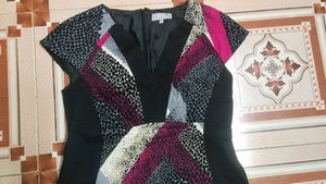 Patterned Bodycon Dress