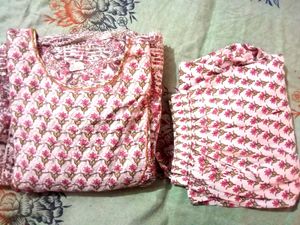Designer Cotton Kurta Set