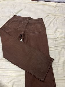 Brown Straight Leg Jeans(unisex)