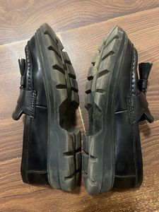 Black Tassel Loafers