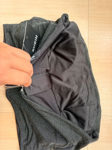 Sparkly Black Strapless Tube Top