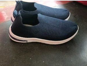 Fuzzy Knit nude Sweater With Free New Shoes.