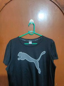 Puma Black Graphic T-Shirt