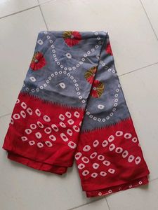 🆕 Bandhani Saree With Blouse Peace