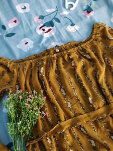 Lee Cooper Mustard Print Dress