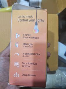 Wipro Garnet 9W WiFi Smart LED Bulb with Music Syn