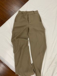 High-Waisted Wide-Leg Trousers
