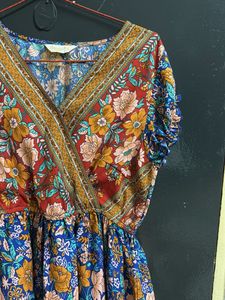 Boho Floral Mini Dress