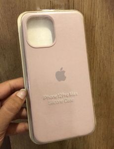 IPhone12ProMax Beige Colour Silicone Phone