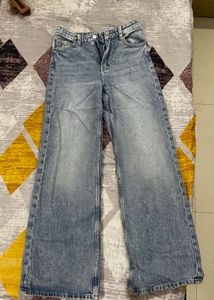 Light Wash Wide Leg Jeans