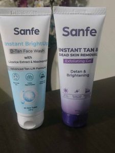 Sanfe Instant BrightUp Face Wash & Exfoliating Gel