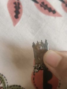 Oxidized Silver Choker Necklace