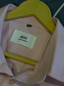 AMI Paris Pink Button-Down Shirt