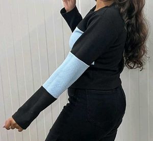 Striped Crew Neck Sweater