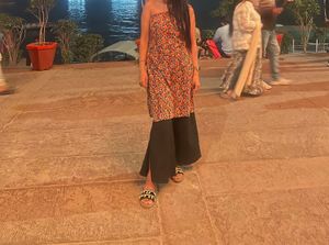 Floral Print Kurta
