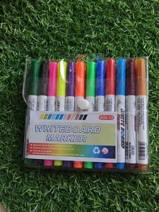 Set of 12 Whiteboard Markers colour