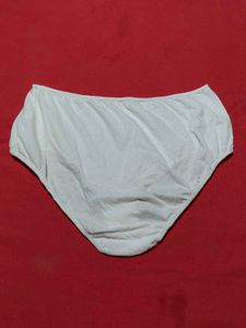White High-Waist Briefs
