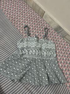 Stylish Grey Peplum Top