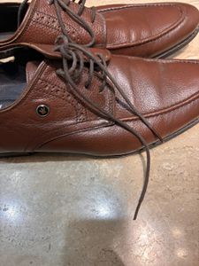 Men's Brown Leather Dress Shoes