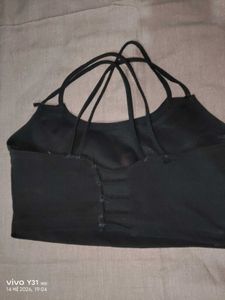 🖤 Elegant Black Strappy Crop Top 🖤