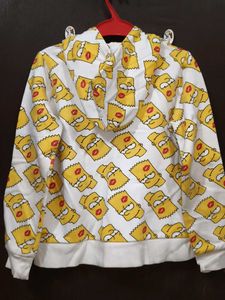 Simpsons Bart Kiss Hoodie