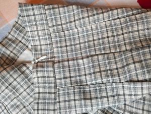 Plaid Pleated Mini Skirt