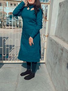 Women Dark Blue Kurta