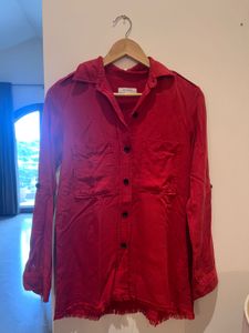 ZARA Woman Red Shirt