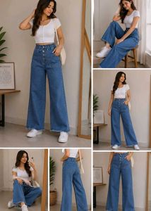 Women's Wide Leg Denim Jeans