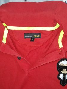 Red Fendi Tshirt