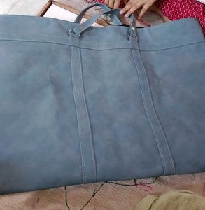 brand new Stylish light grey Suede big  Tote Bag