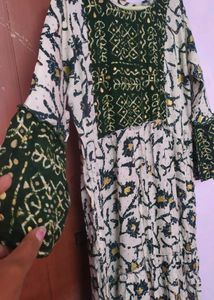 Boho Maxi Dress with Vintage Print