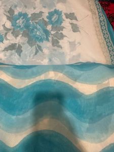 Elegant Floral Print Saree