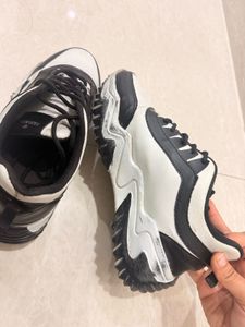 Stylish Black &amp; White Sneakers