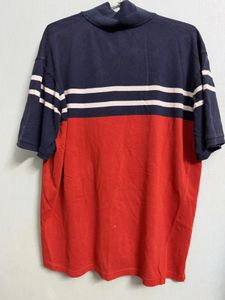 Rusty &amp; Navy Colorblock Polo T-Shirt