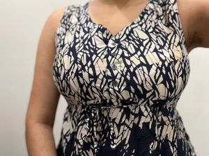 biba  Sleeveless V-Neck Printed Dress
