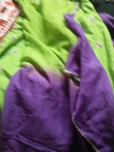 Green Embroidered Kurta