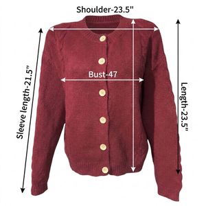 Cozy Cable Knit Button-Up Cardigan