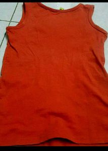 Red Tank Top With Measurements