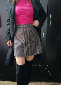 Check Skirt ( Korean Fashion)