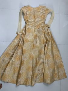 Elegant Floral Anarkali Gown