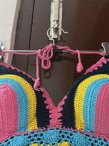 Boho Crochet Crop Top