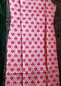 Sleeveless Peach Colour Kurta