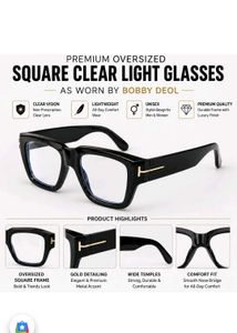 Bobby Deol | Tom Ford Black Frame Transparent
